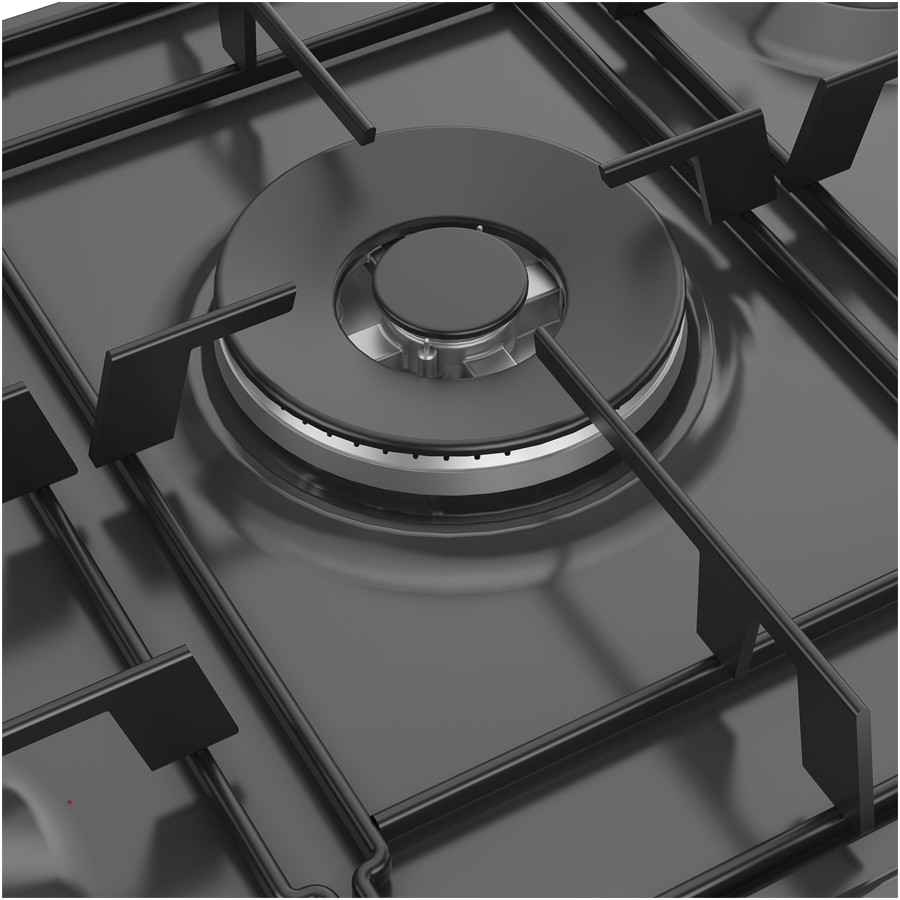 additional image for Beko Hob Gas 5 Burners Black 75 cm