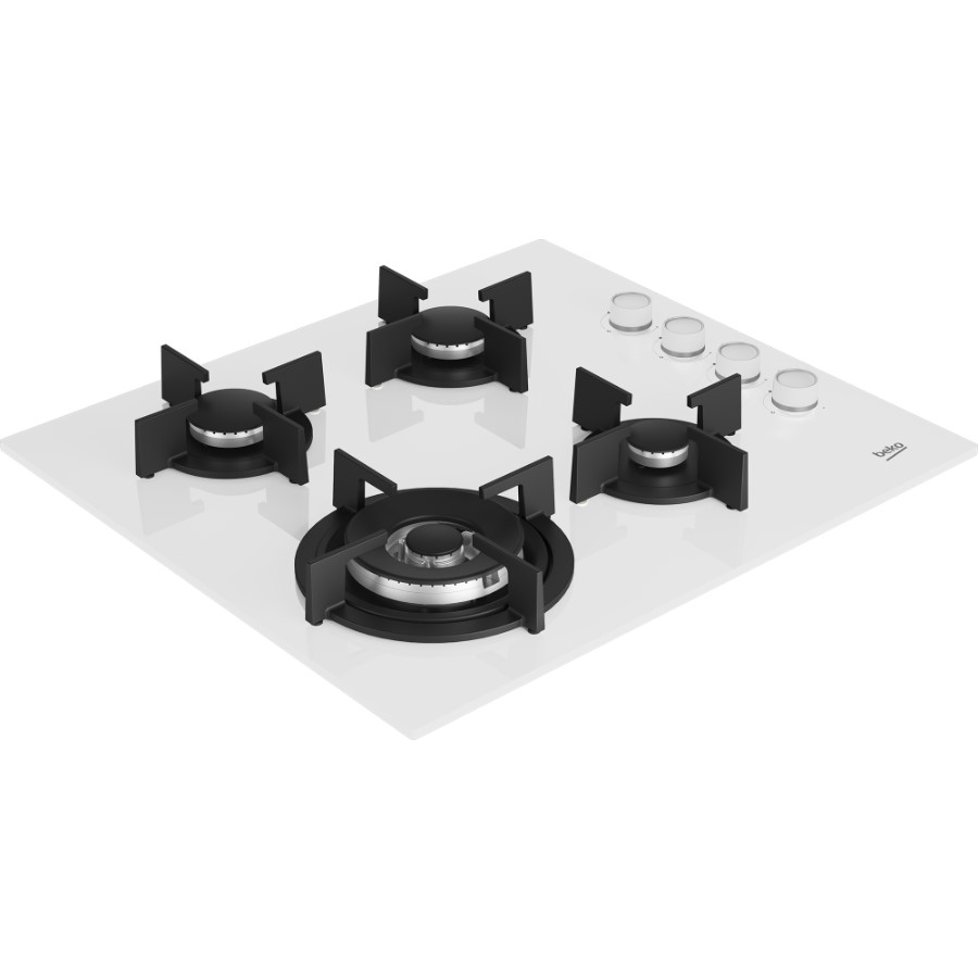 additional image for Beko Hob Gas 4 Burner White 60 cm